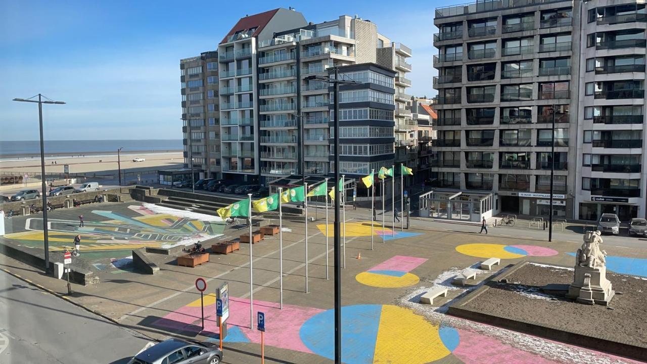 Studio Met Zeezicht Op Heldenplein Knokke-Heist Zewnętrze zdjęcie